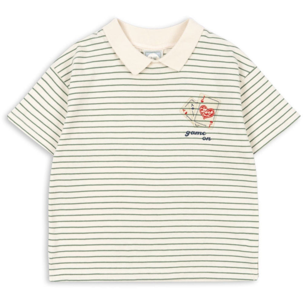 Køb Konges Sløjd Terra Stripe RHW X KS Gameon Tee GOTS