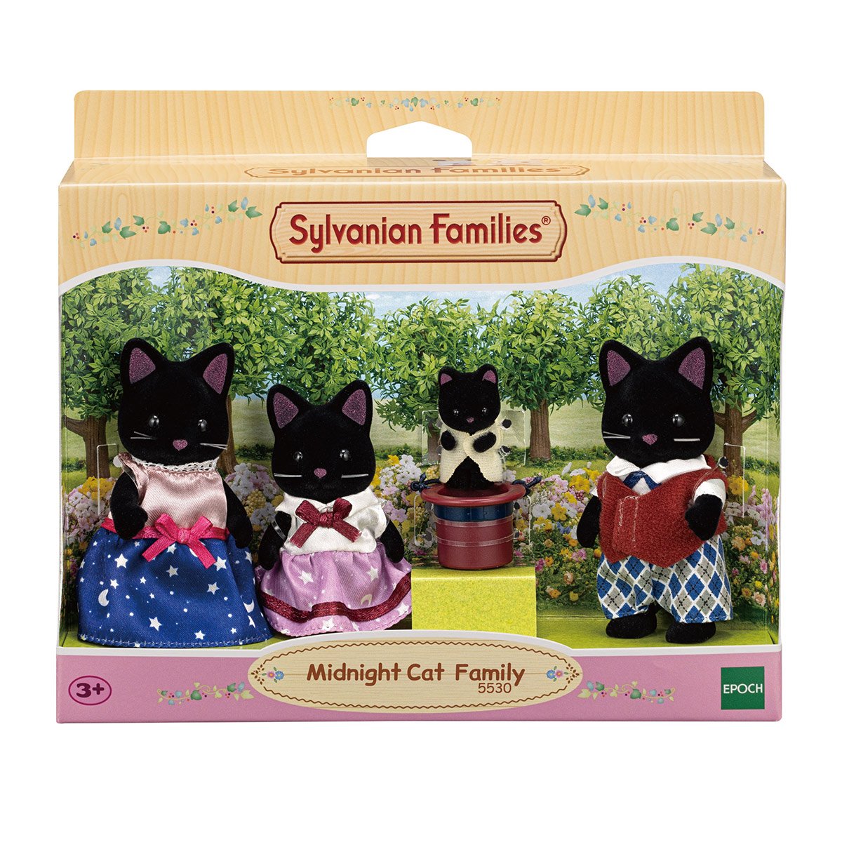 La famille chat magicien - Sylvanian Families 5530