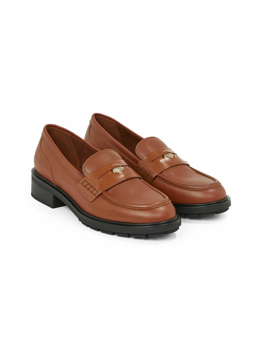 TOMMY HILFIGER<br>Mocassins em couro
