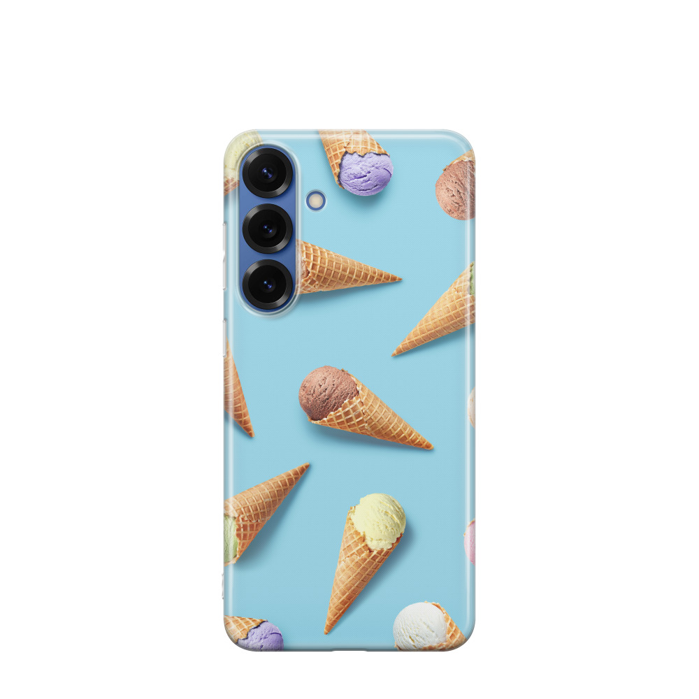 Samsung Galaxy S25 Plus Gummi Hülle Cone Zone - Versch. Farben