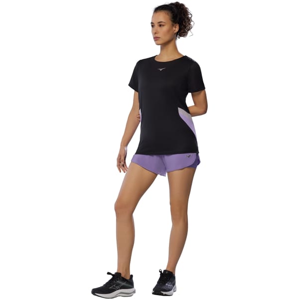 MIZUNO DRYAEROFLOW TEE W BLACK
