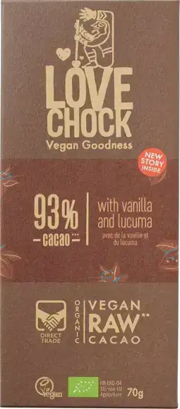 Raw chocolade 93% extra dark