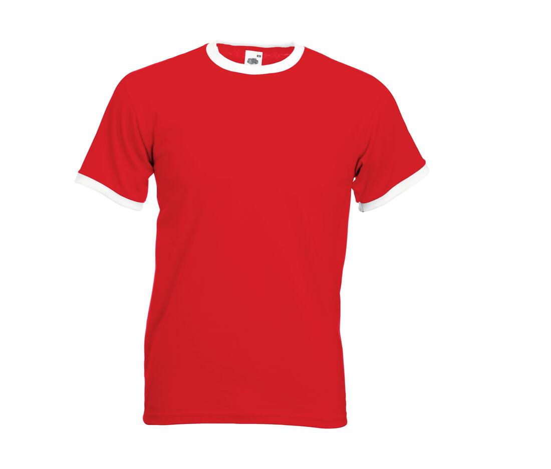 Fruit of the Loom SC245 - T-Shirt Homme Ringer 100% Coton