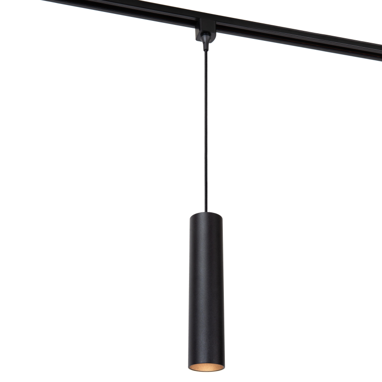 Lucide Track Floris 1-fase rail hanglamp zwart