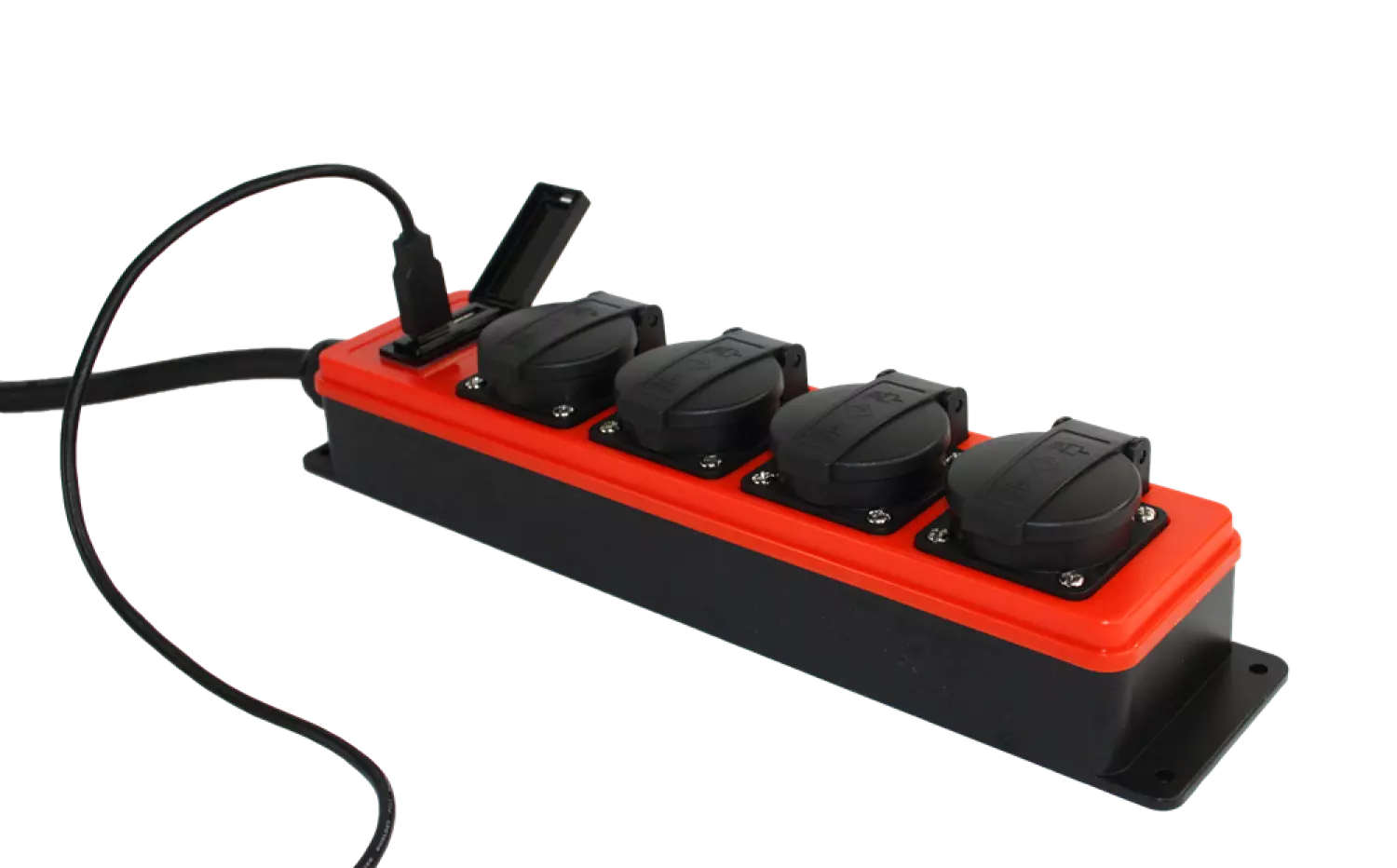 QwattPRO 2014007 SocketMaster Verdeelblok zonder kabel   USB - IP44