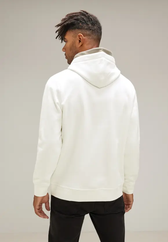 Hoodie Sweasthirt mit Kapuze - broken white
