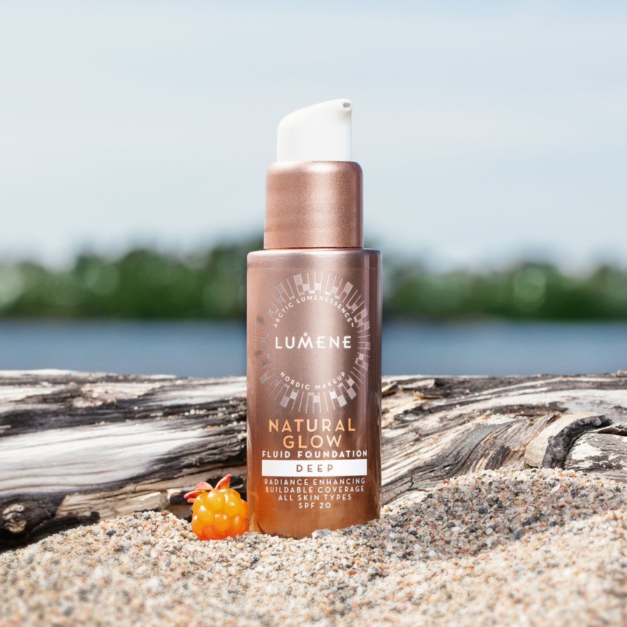Lumene Natural Glow Fluid Foundation SPF20 4 Tan 30ml