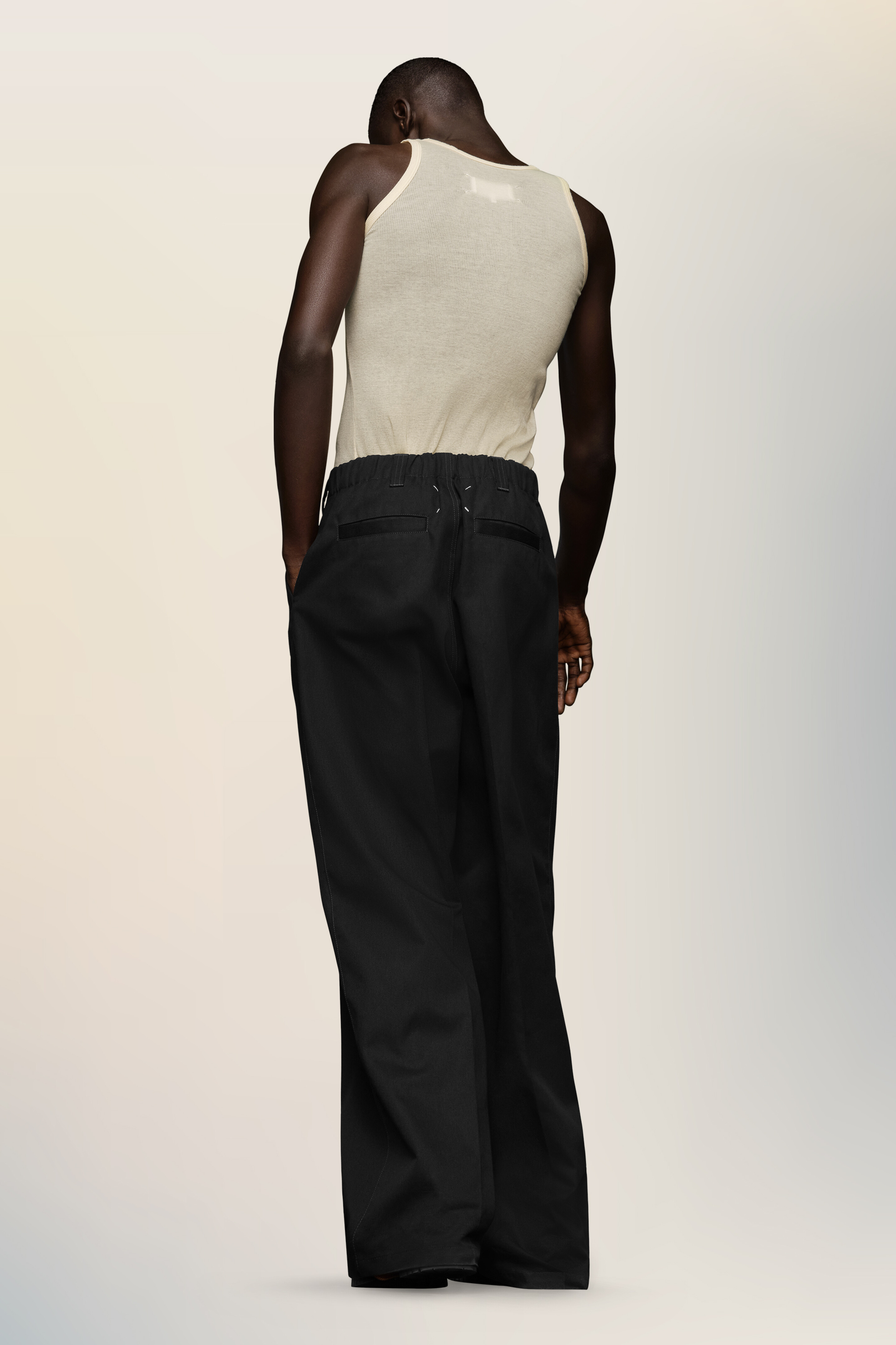 Pantalon chino skater noir pour homme Noir