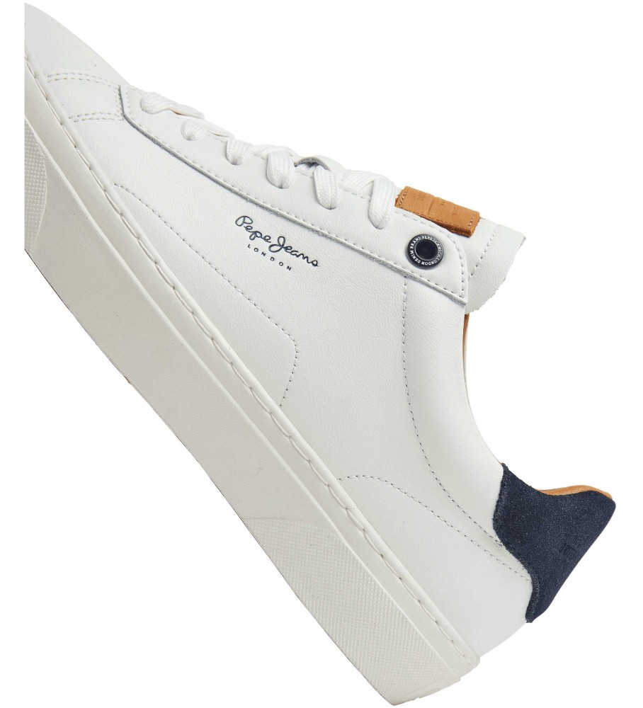 Tênis Pepe Jeans Yogi Original de couro branco