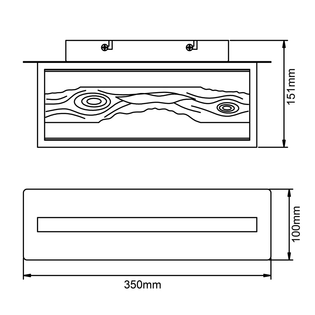 LED-Wandleuchte Chaumont