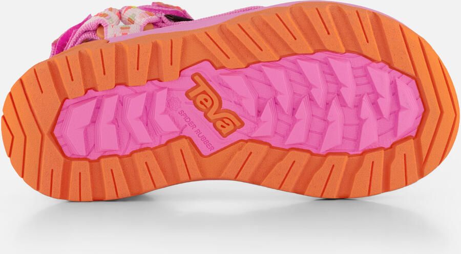 Teva sandalen met all over print roze oranje