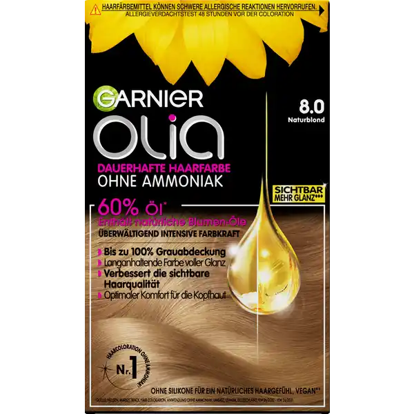 dauerhafte Haarfarbe 8.0 Naturblond