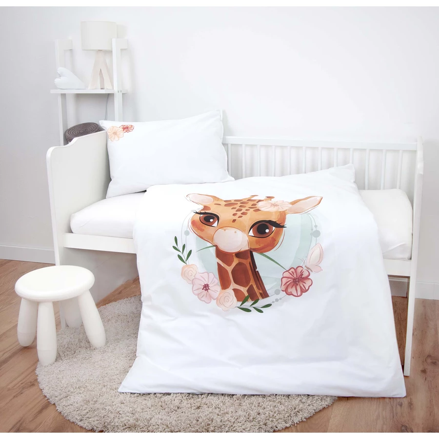 babybest® Bettwäsche Giraffe 100 x 135 cm