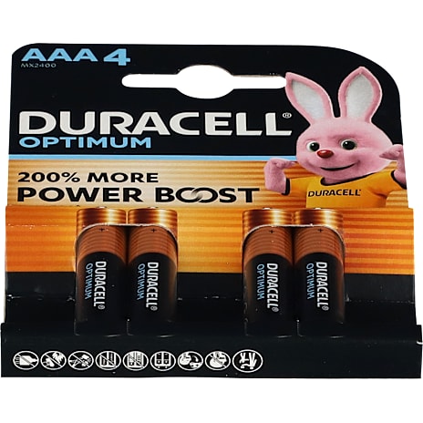 Duracell Optimum AAA batterier 4-pak
