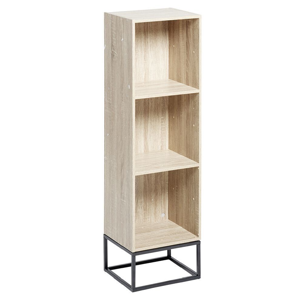 Pieds pour meuble Box Cube métal noir H17,5cm