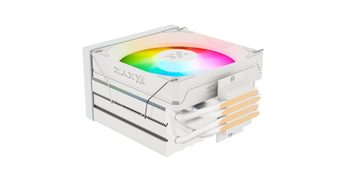 XYZ PC GearThermax 4 Pulsar A-RGB CPU-koeler  (Wit, ARGB, PWM)