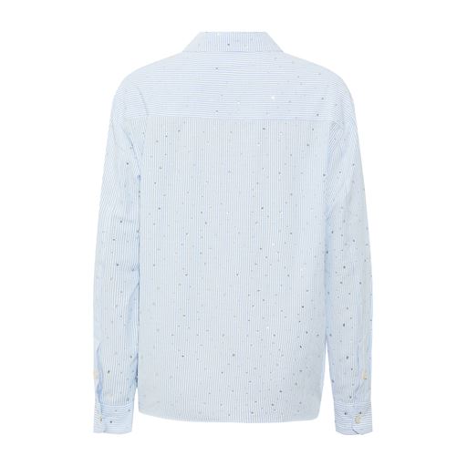 PBO Bizzy Bling Skjorte, Blue Stripe, 34/36