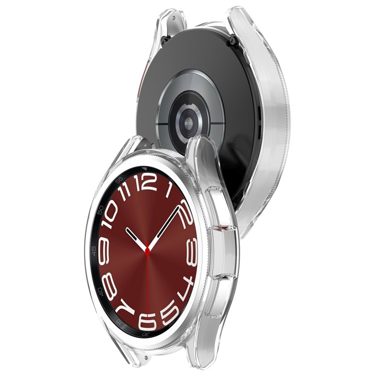 Samsung Galaxy Watch 6 Classic (43mm) Gummi Hülle Bumper - Transparent