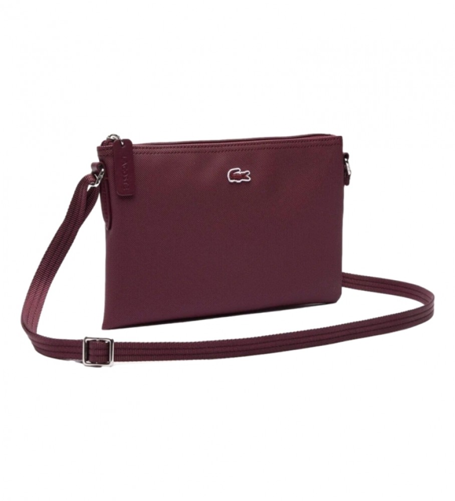 Bolsa de ombro Lacoste L.12.12 Concept cor bordô