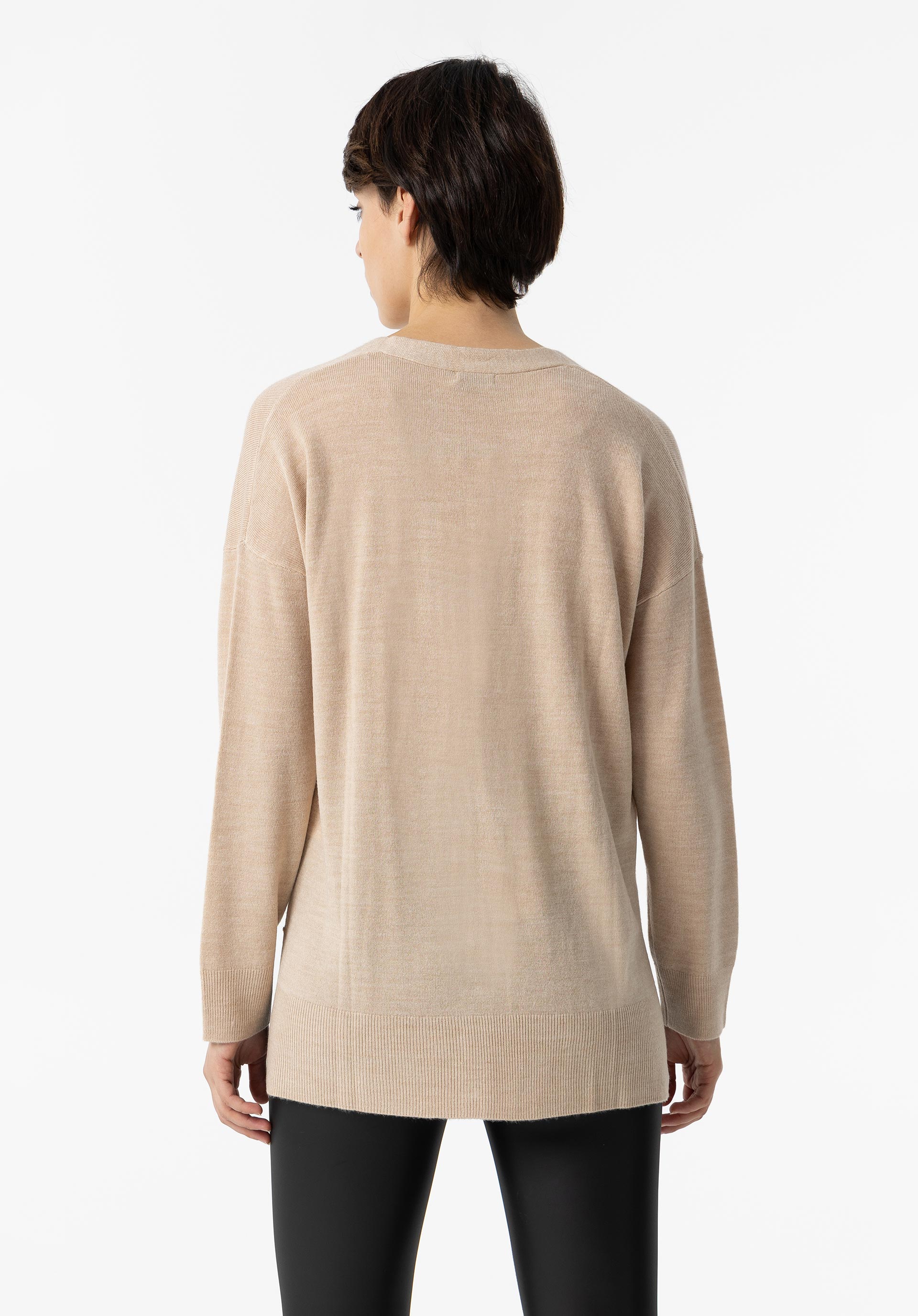 Cardigan Comprido com Botões