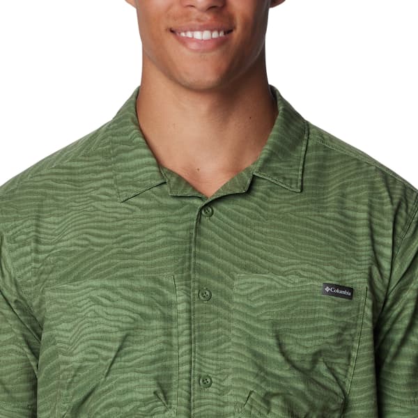 Chemise randonnée COLUMBIA BLACK MESA LW SHORT SLEEVE SHIRT CANTEEN VARIEGATED PRINT