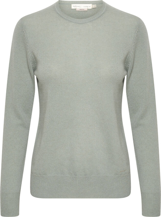 InWear LukkaIW Crew-neck Pullover Premium - 100% Cashmere Vetiver green