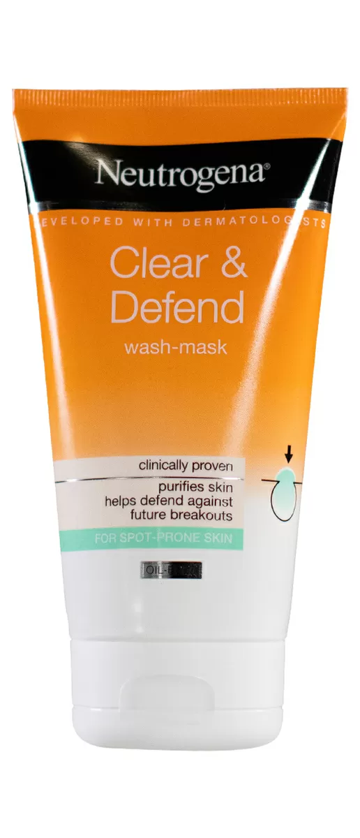 Neutrogena Clear & Defend Wash Mask - 150 ml.