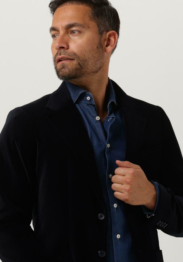 SELECTED HOMME donkerblauwe selected homme colbert slim-portland velvet blz