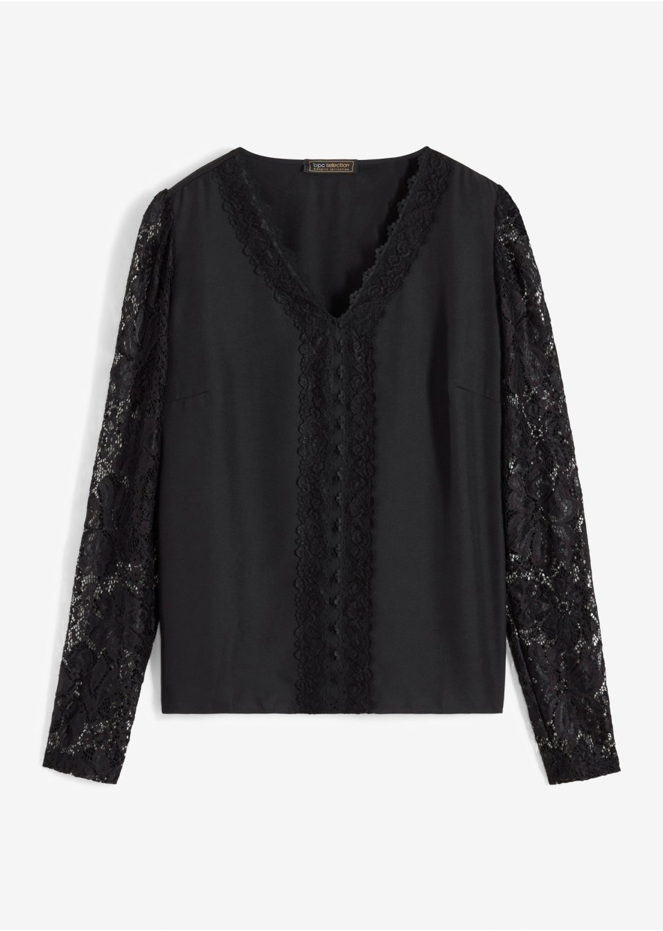 Blouse ample à dentelle