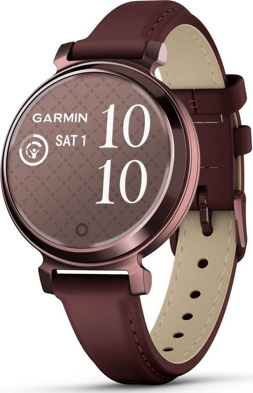 Garmin - Lily 2 - Smartwatch - Bordeaux - Met Mulberry Leren Band