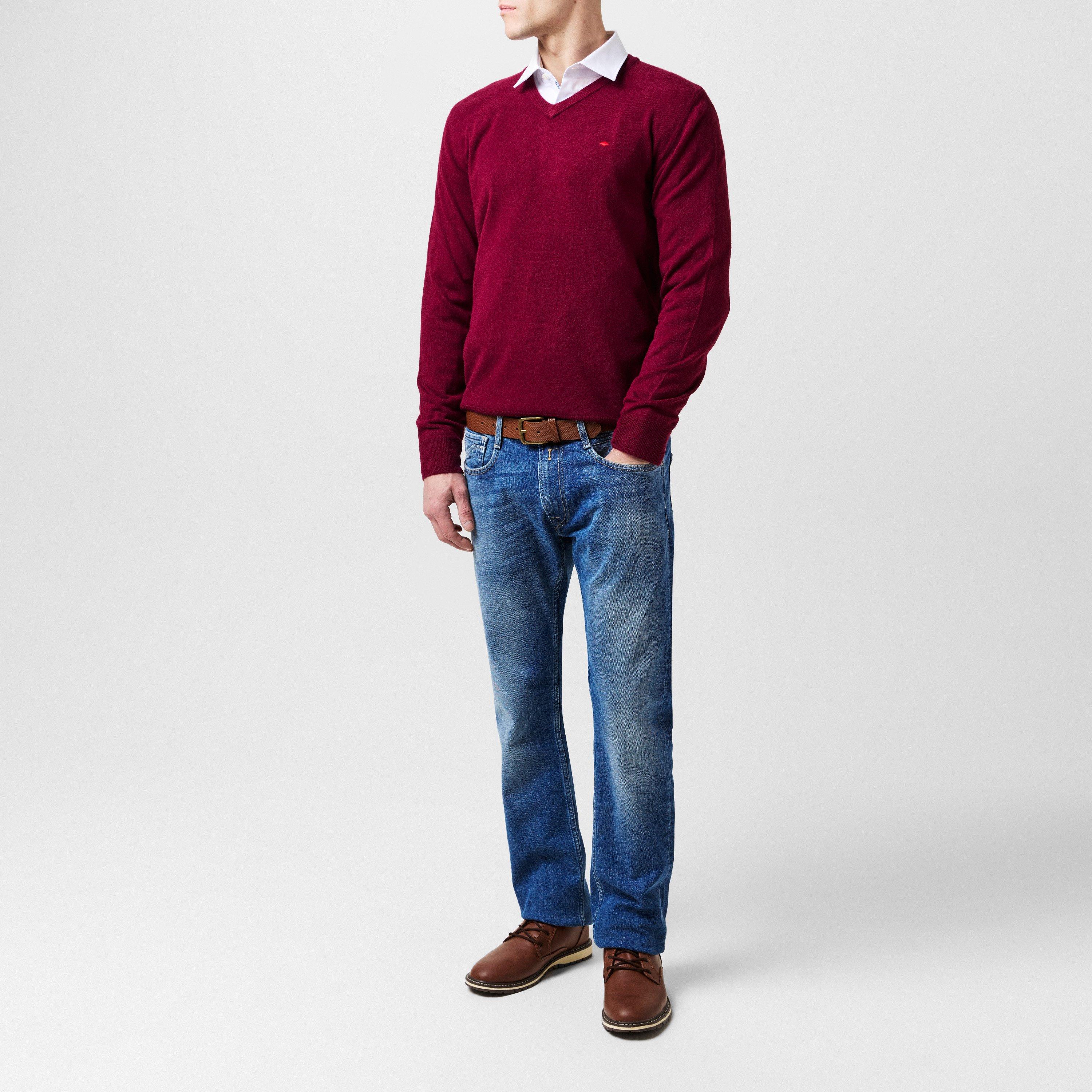 Lee Cooper Long sleeve V Neck Jumper