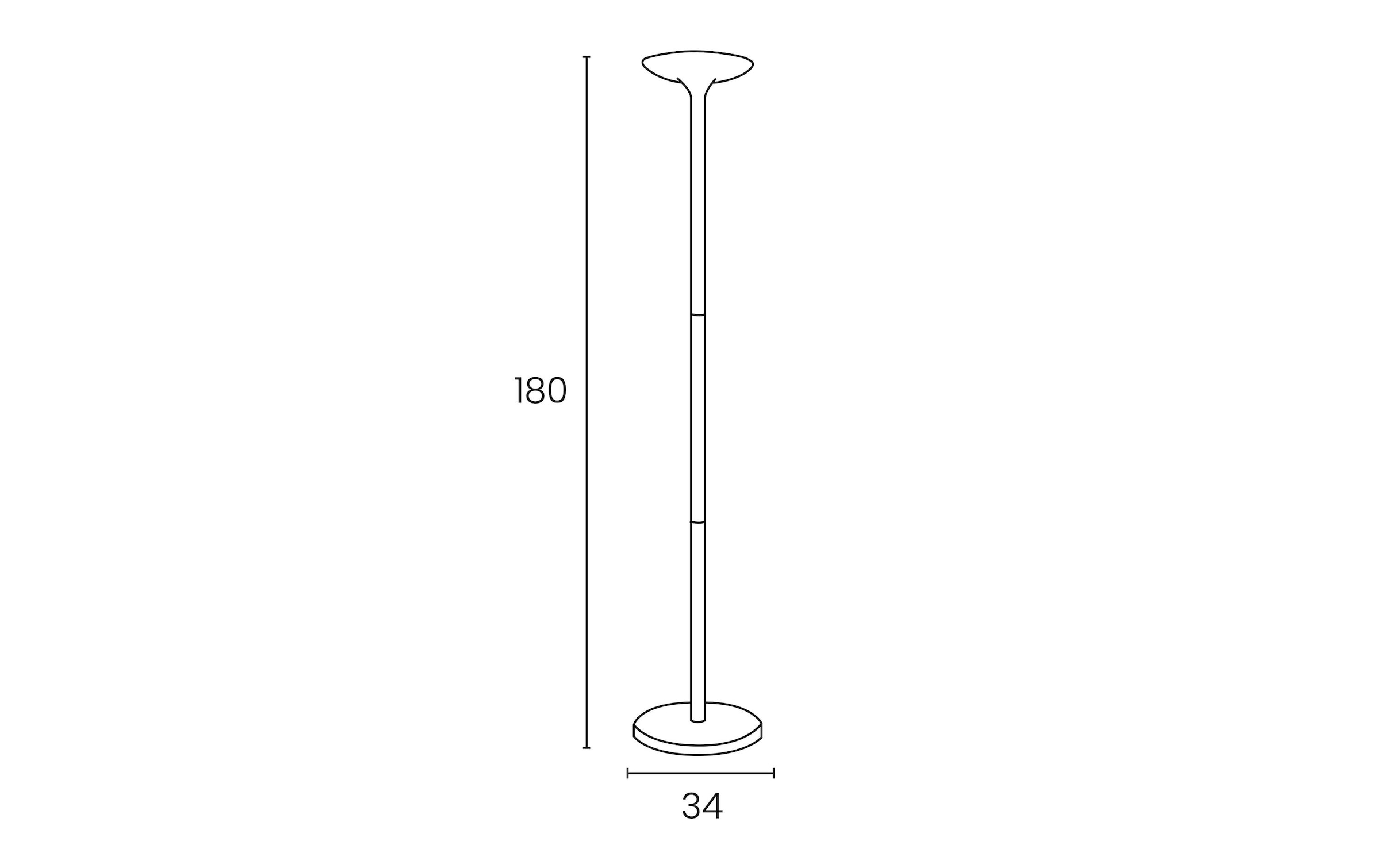 LED Stehlampe »UNiLUX Pryska 5539 lm« 1 Stk.