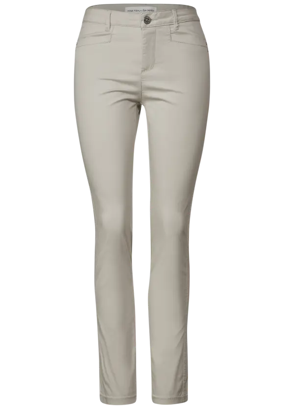 Casual Fit Twill Hose - dolomite stone