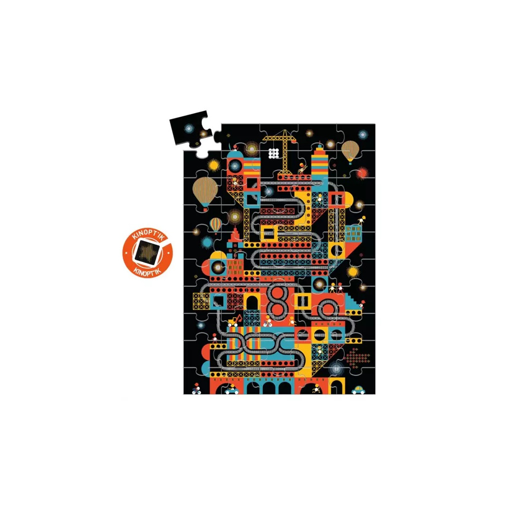 Wizzy Puzzle - La Ville Animée - 100 Pièces