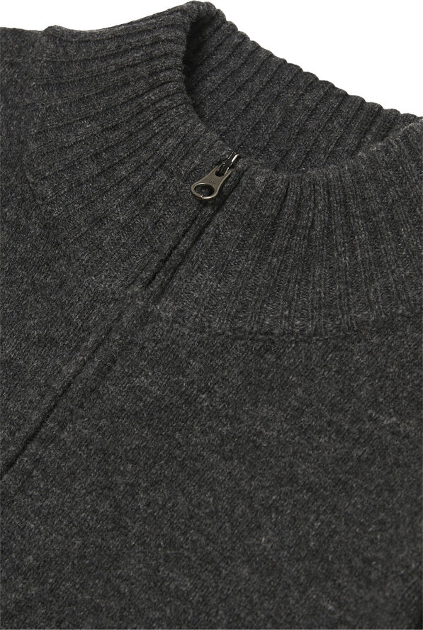 Wood Wood WWBlu AA CS Halfzip Charcoal