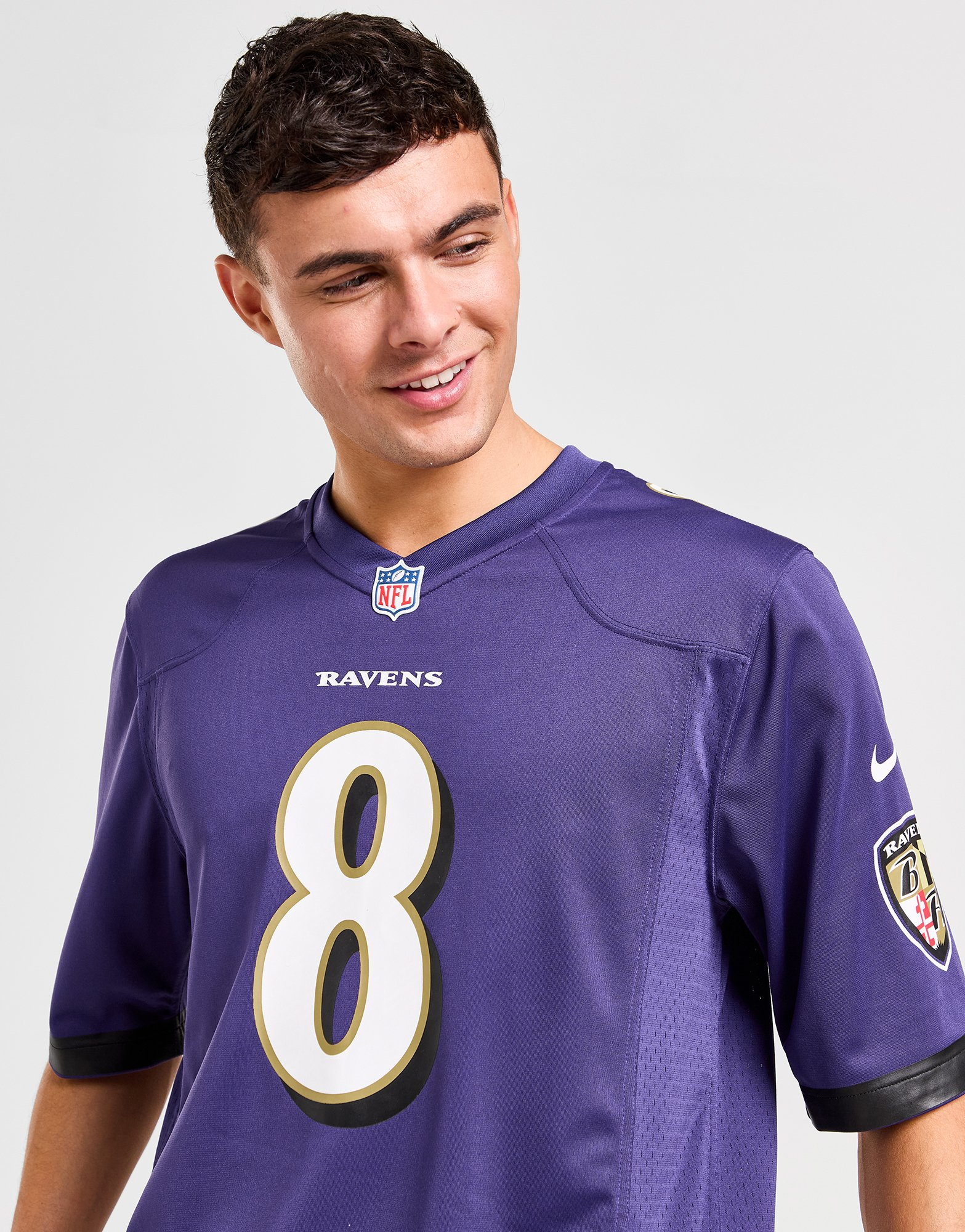 Nike Maillot NFL Baltimore Ravens Jackson #8 Homme