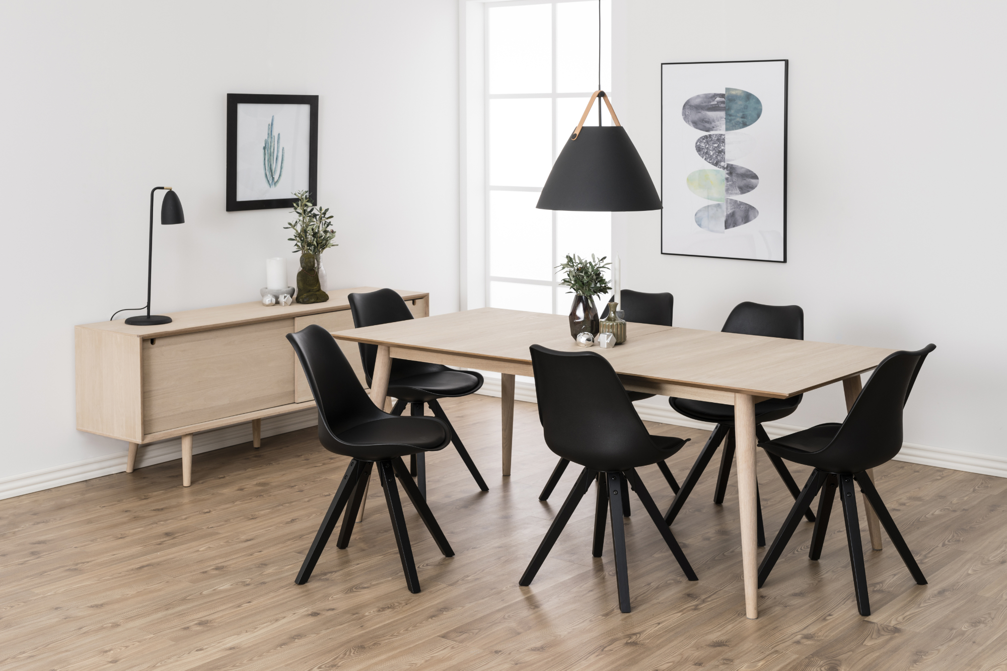 Lund Eetkamertafel - 200 x 100 cm - Licht Eiken
