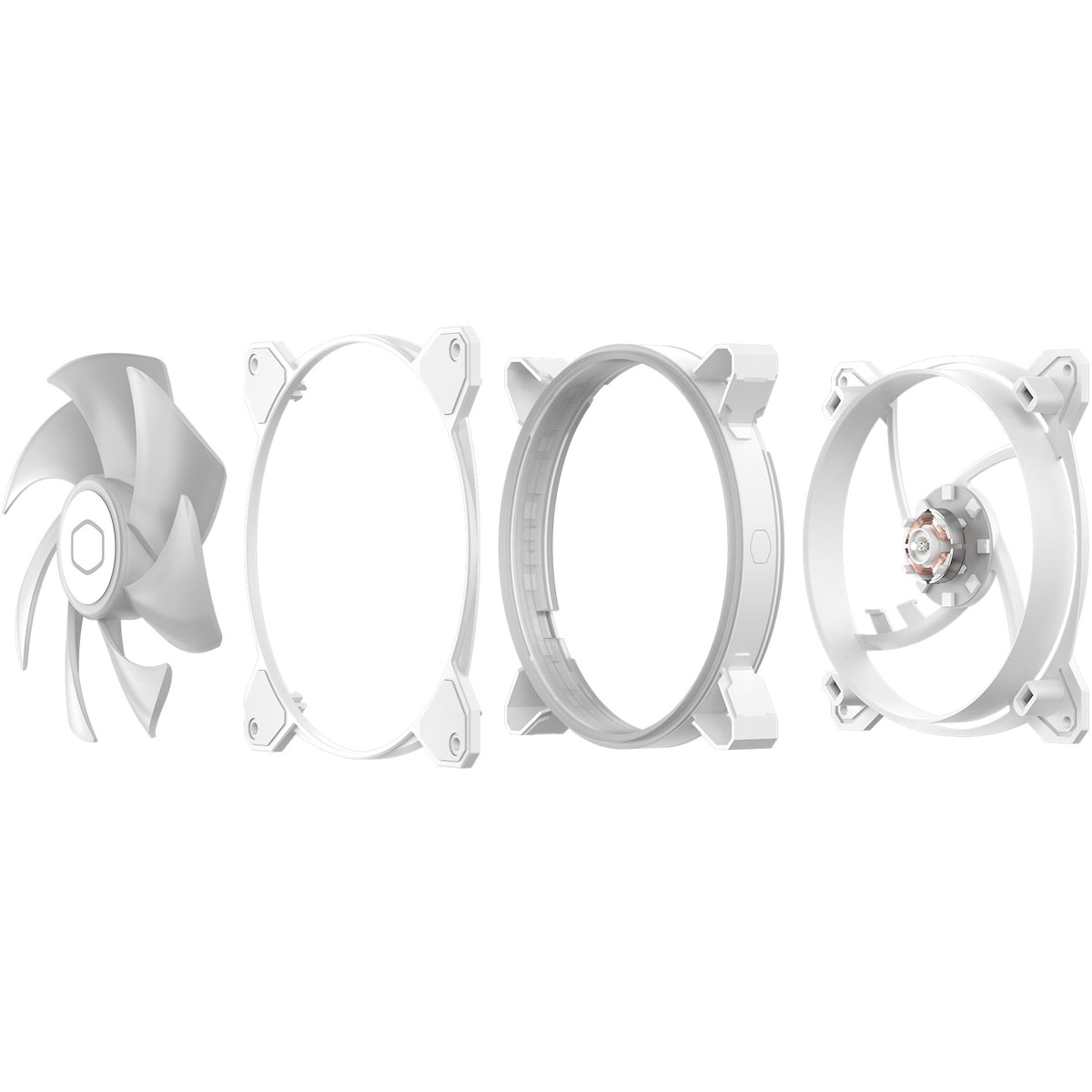 Cooler Master MasterFan MF140 Halo2 RGB PWM vifte (hvit)
