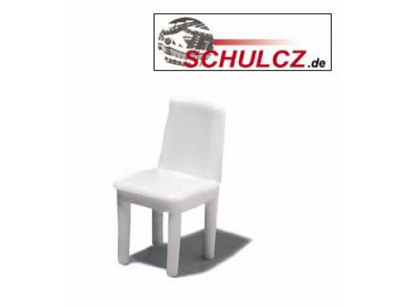 Stühle weiß, 1:25