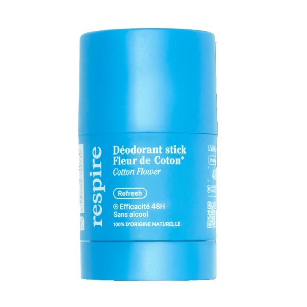 Respire Déodorant Stick - Fleur de coton 50 G