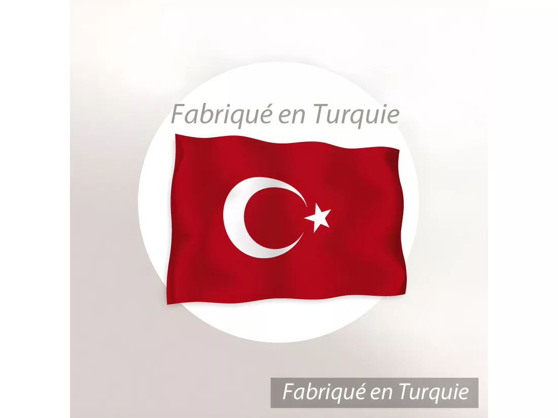 Drap plat 270x300 cm mousseline de coton collection MILOS vert lichen