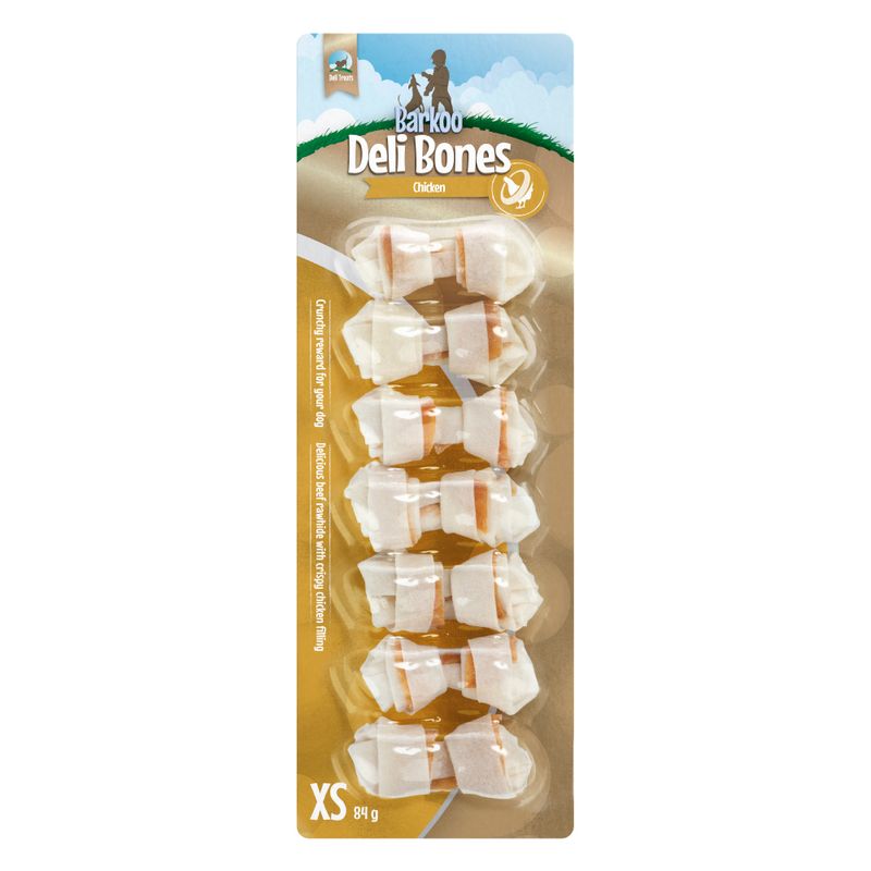 Barkoo Deli Bones au poulet Os à mâcher pour chien