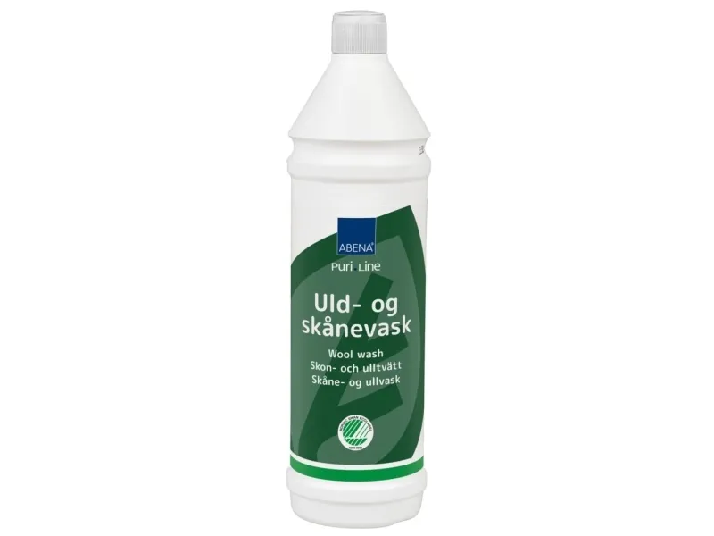 Tøjvask, ABENA Puri-Line, 1 l, flydende, uld- og skånevask - (12 stk.)