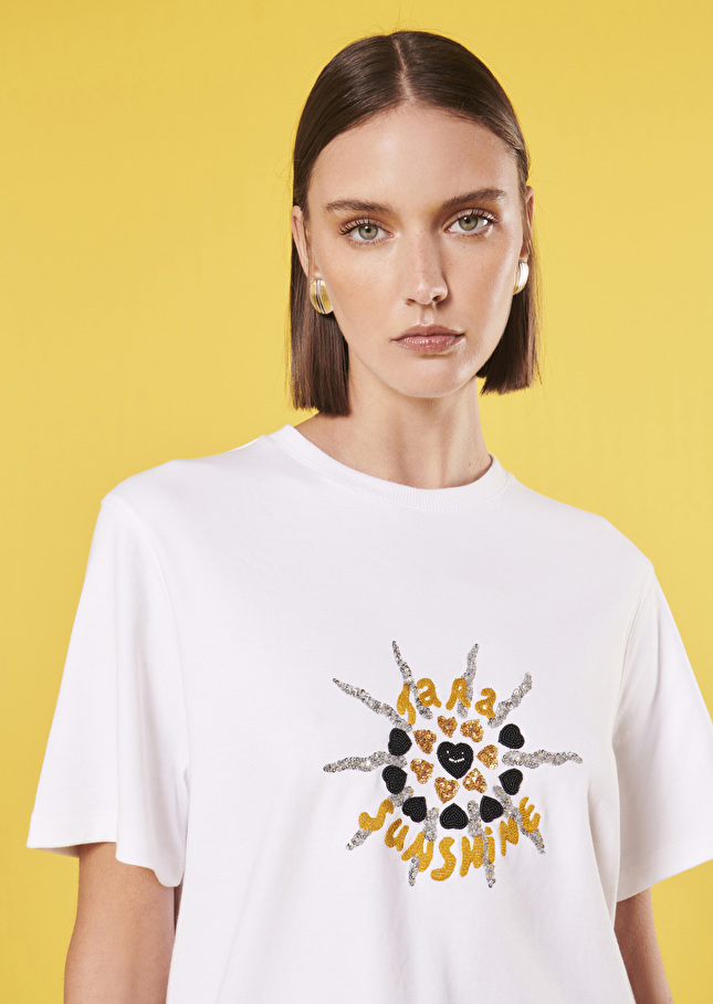 T-Shirt Tarasunblanc en coton