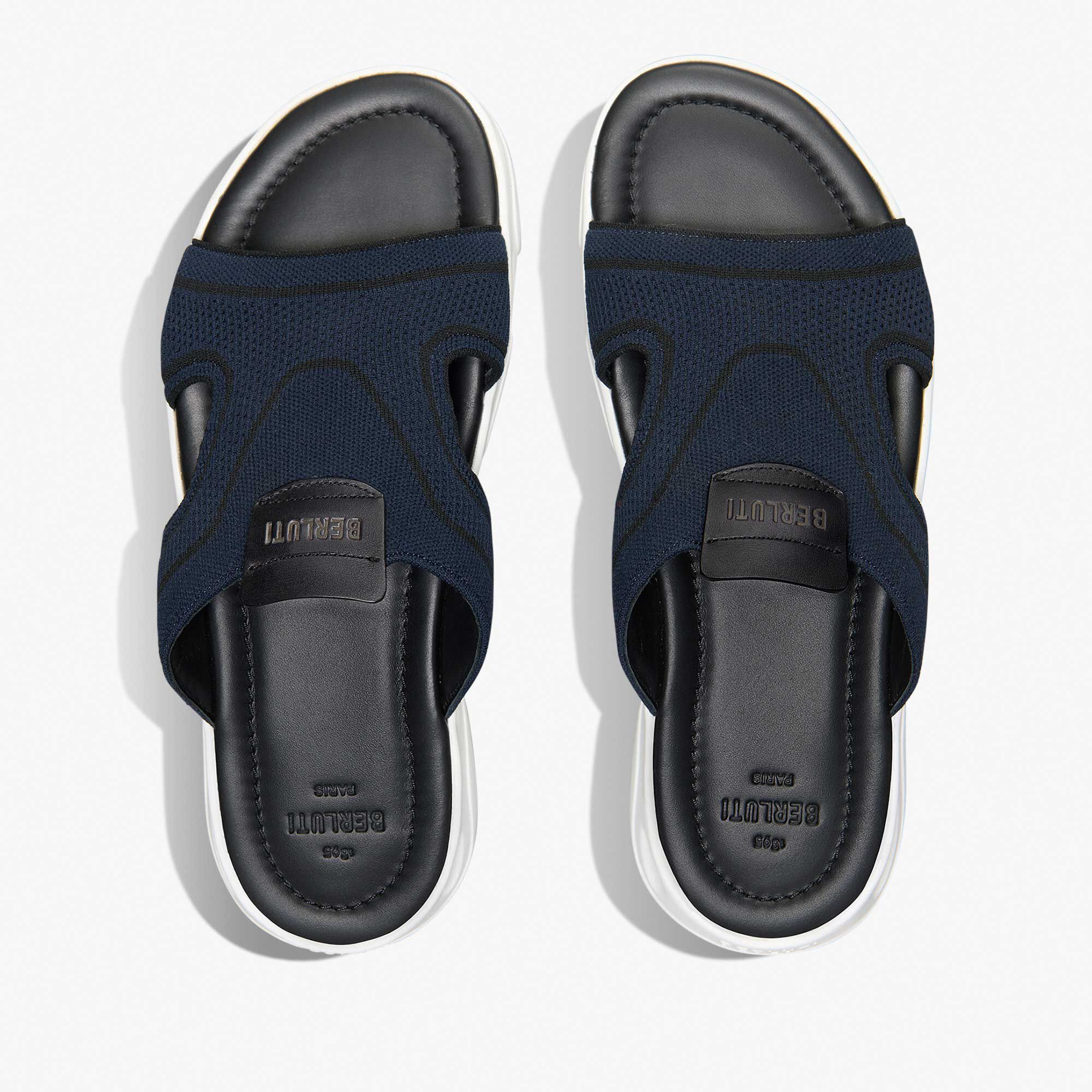 Sandal Shadow En Maille Et Cuir