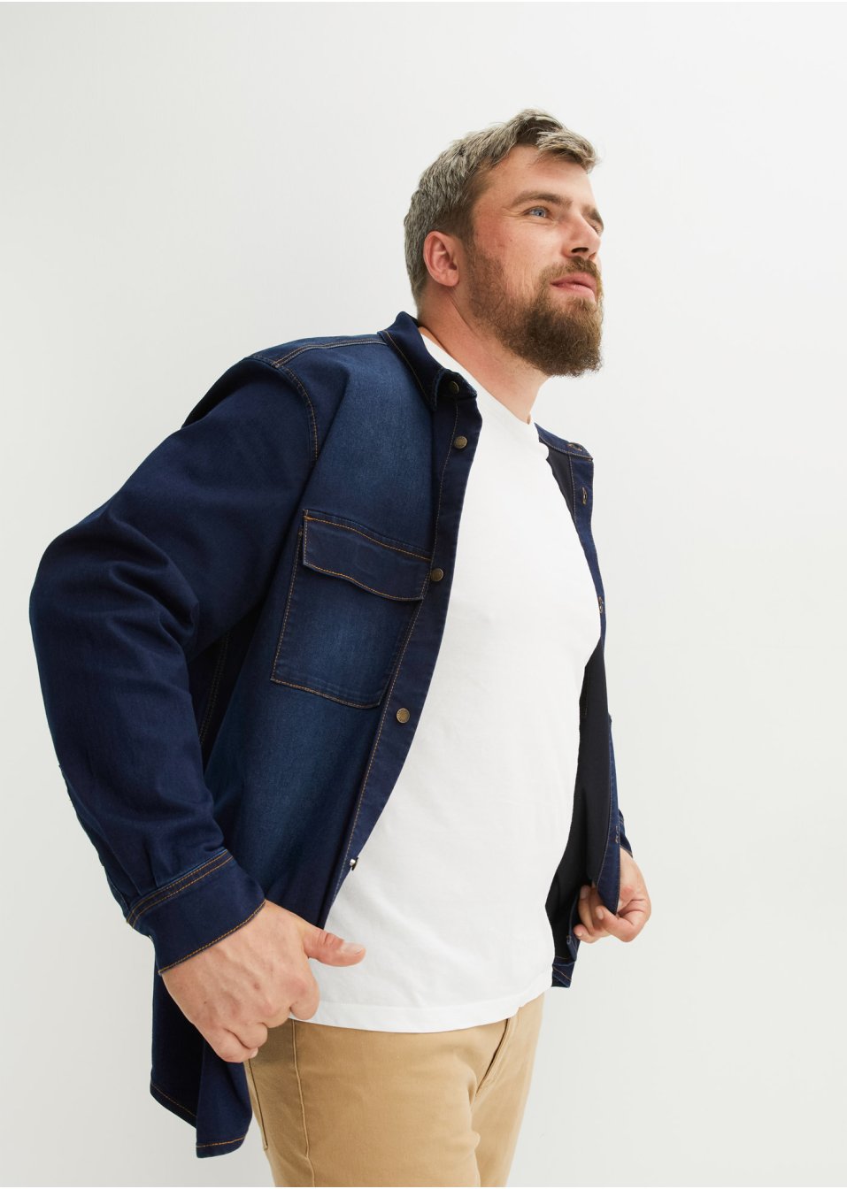 Surchemise en jean, Loose Fit
