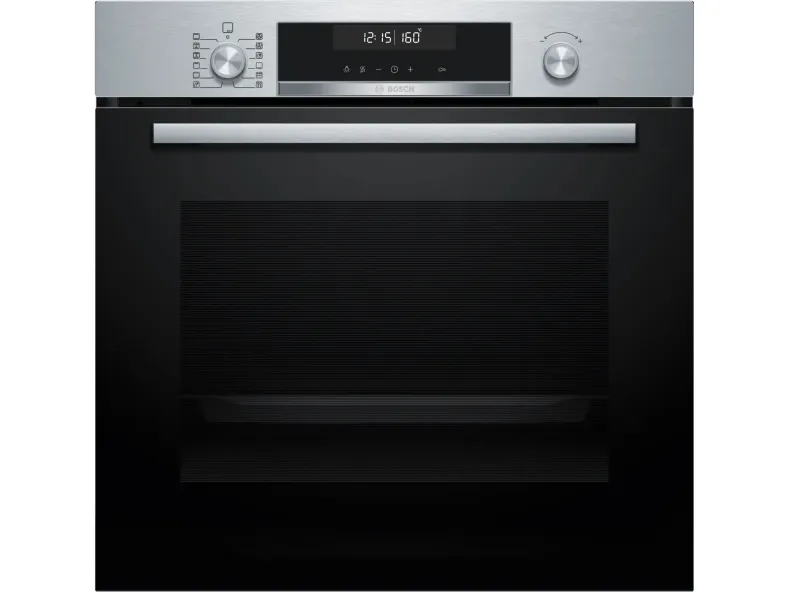 Bosch Serie | 6 HBG578BS3 - Ovn - til indbygning - niche - bredde: 56 cm - dybde: 55 cm - højde: 58.5 cm - med selv-rengøring - Klasse A  - rustfrit stål