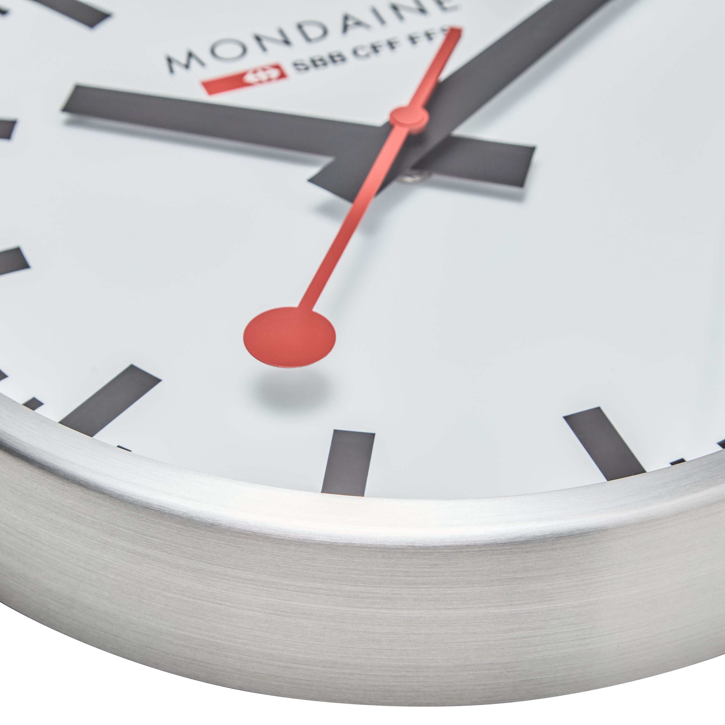 MONDAINE  SBB Wanduhr - Silber