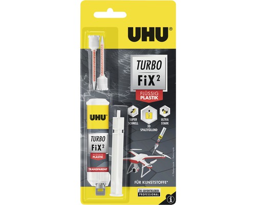 UHU Turbo Fix² vloeibare lijm voor kunststoffen 10 g