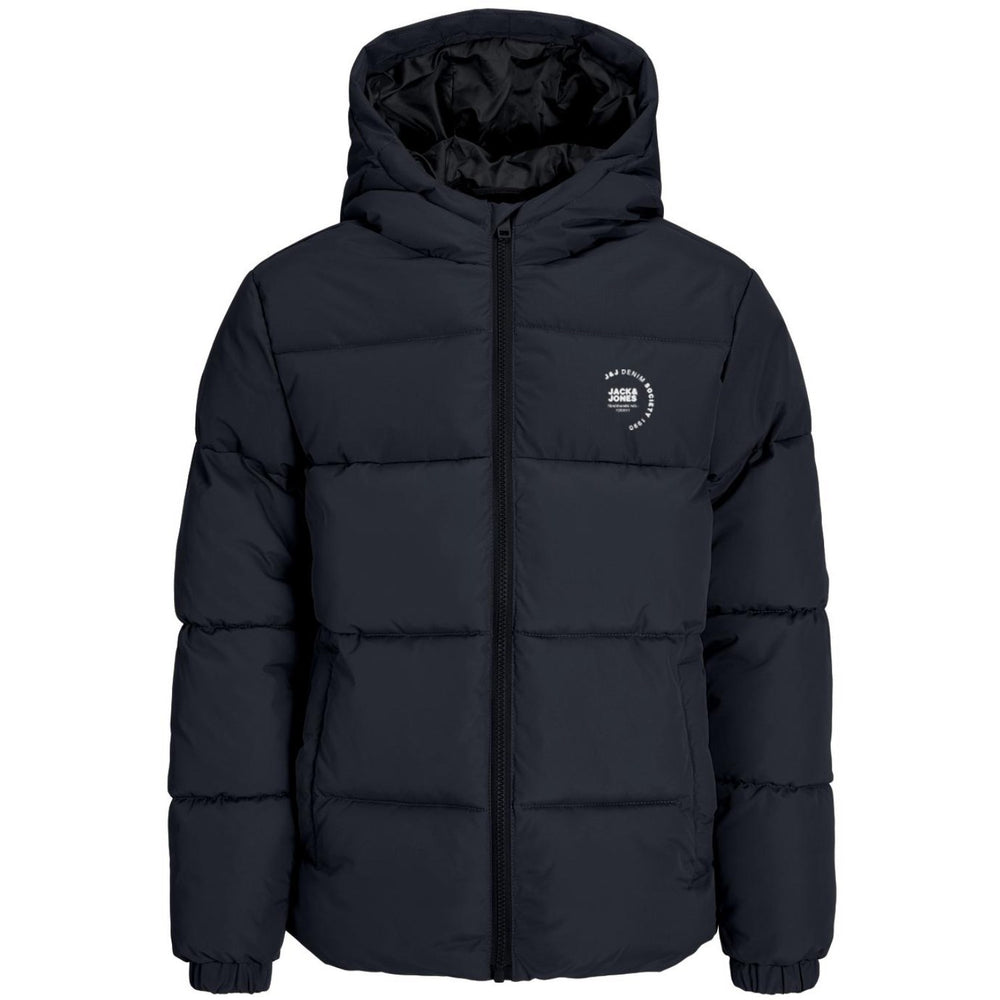 Køb Jack & Jones Junior Sky Captain White Logo Jjmaze Logo Puffer Hætte Jnr